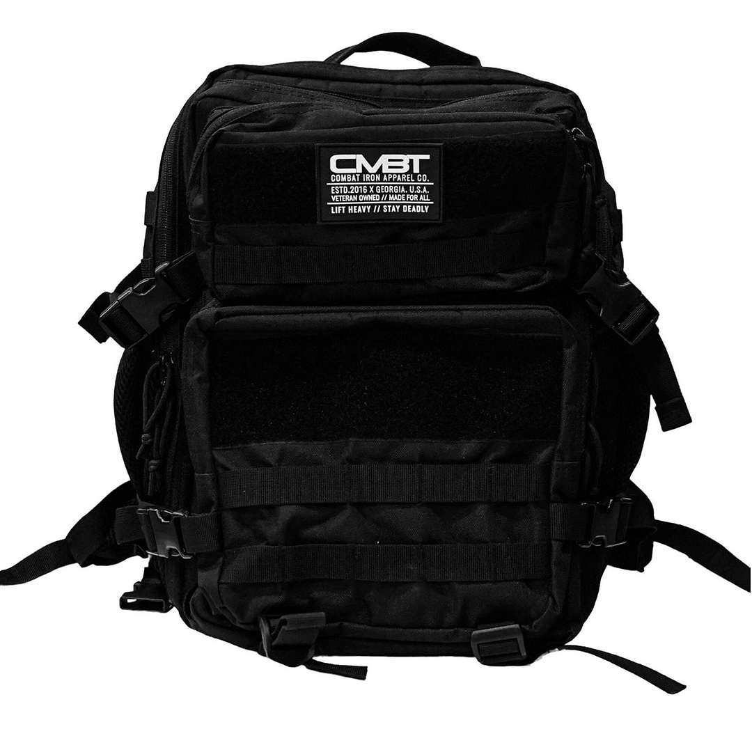 CMBTIRN Original Branded Black PVC Patch - Combat Iron Apparel Co.