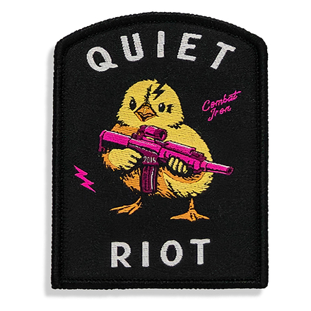 Quiet Riot Duck Velcro Patch