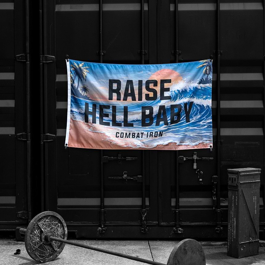 Raise Hell Baby 3' x 5' Flag