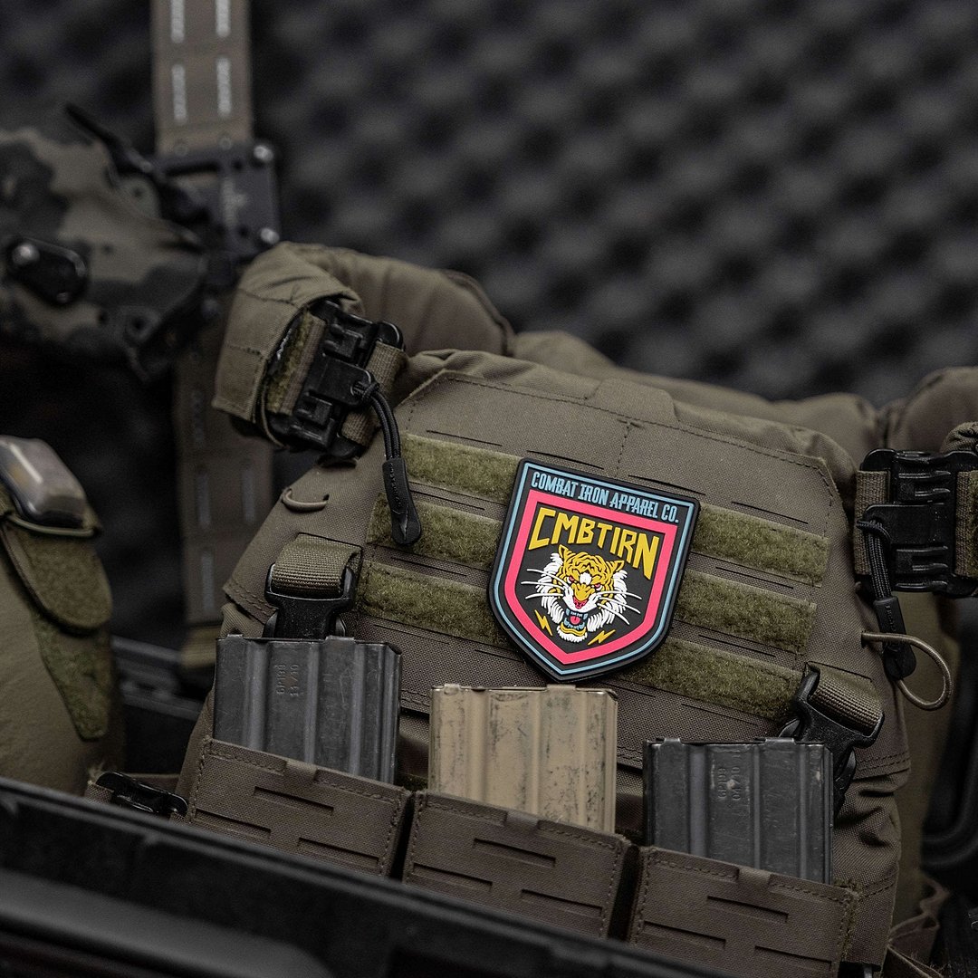 Lion Branded PVC Velcro Patch - Combat Iron Apparel Co.