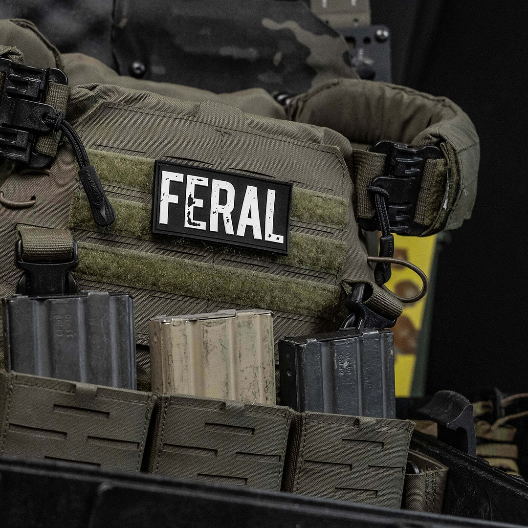 Feral PVC Patch - Combat Iron Apparel Co.