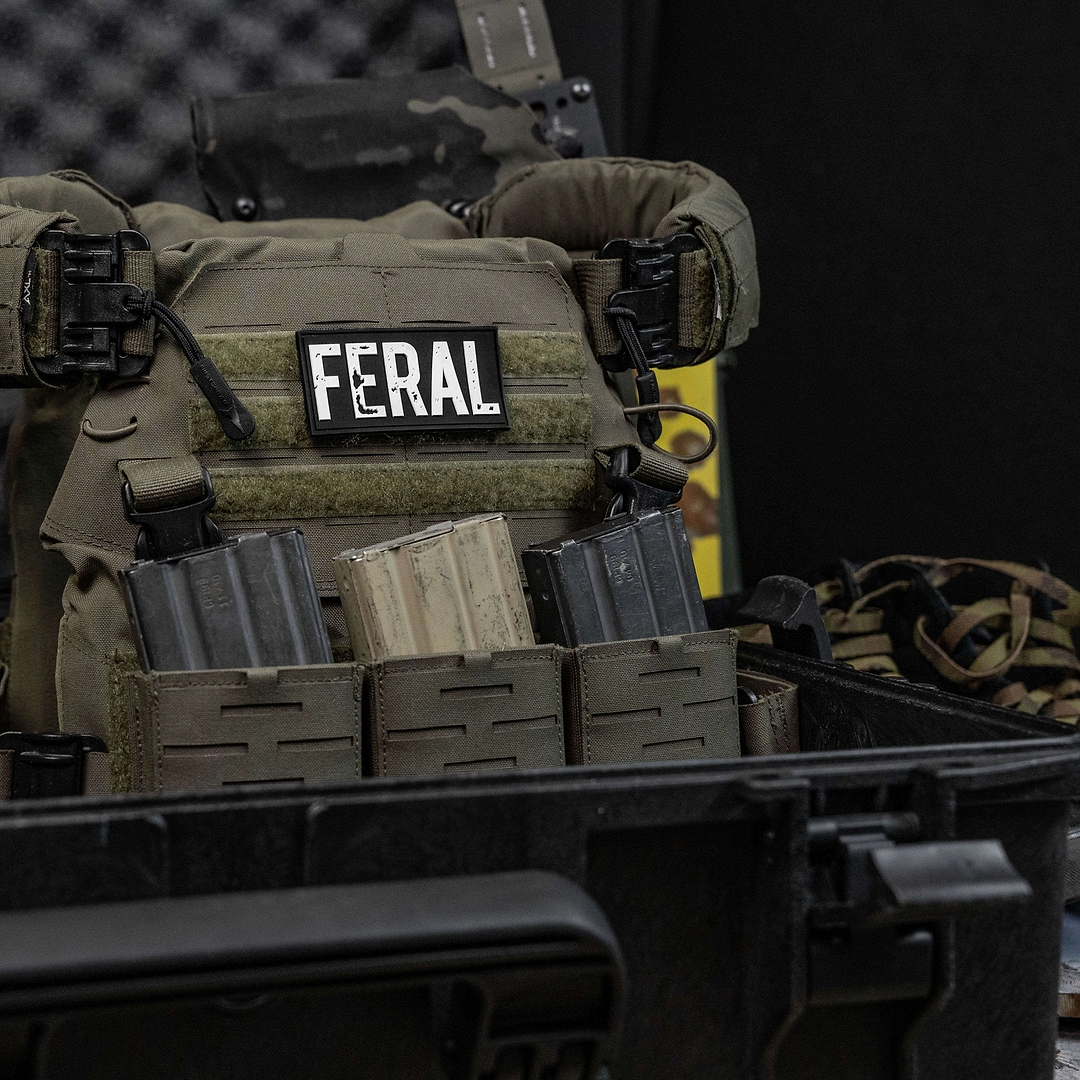 Feral PVC Patch - Combat Iron Apparel Co.