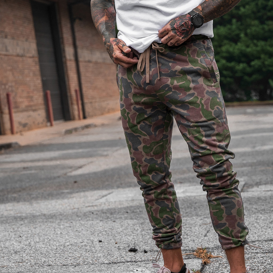Men's Adjustable Performance Joggers 2.0 - Combat Iron Apparel Co.
