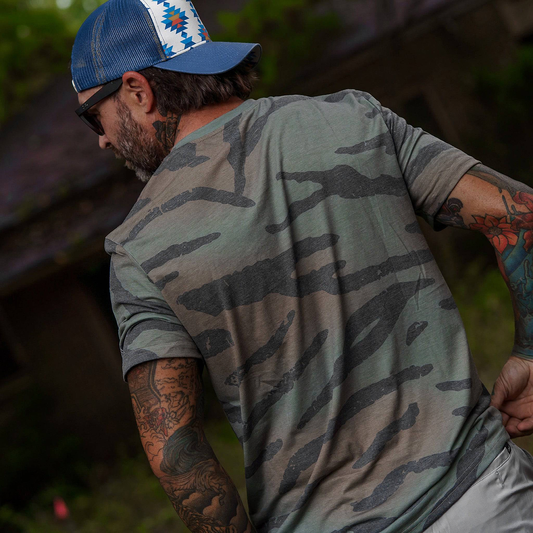 Men's Outdoor UPF40 Performance T-Shirt - Combat Iron Apparel Co.