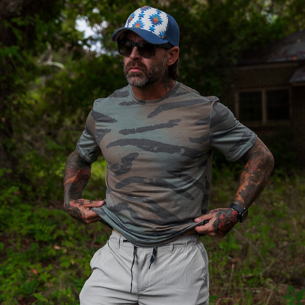 Men's Outdoor UPF40 Performance T-Shirt - Combat Iron Apparel Co.