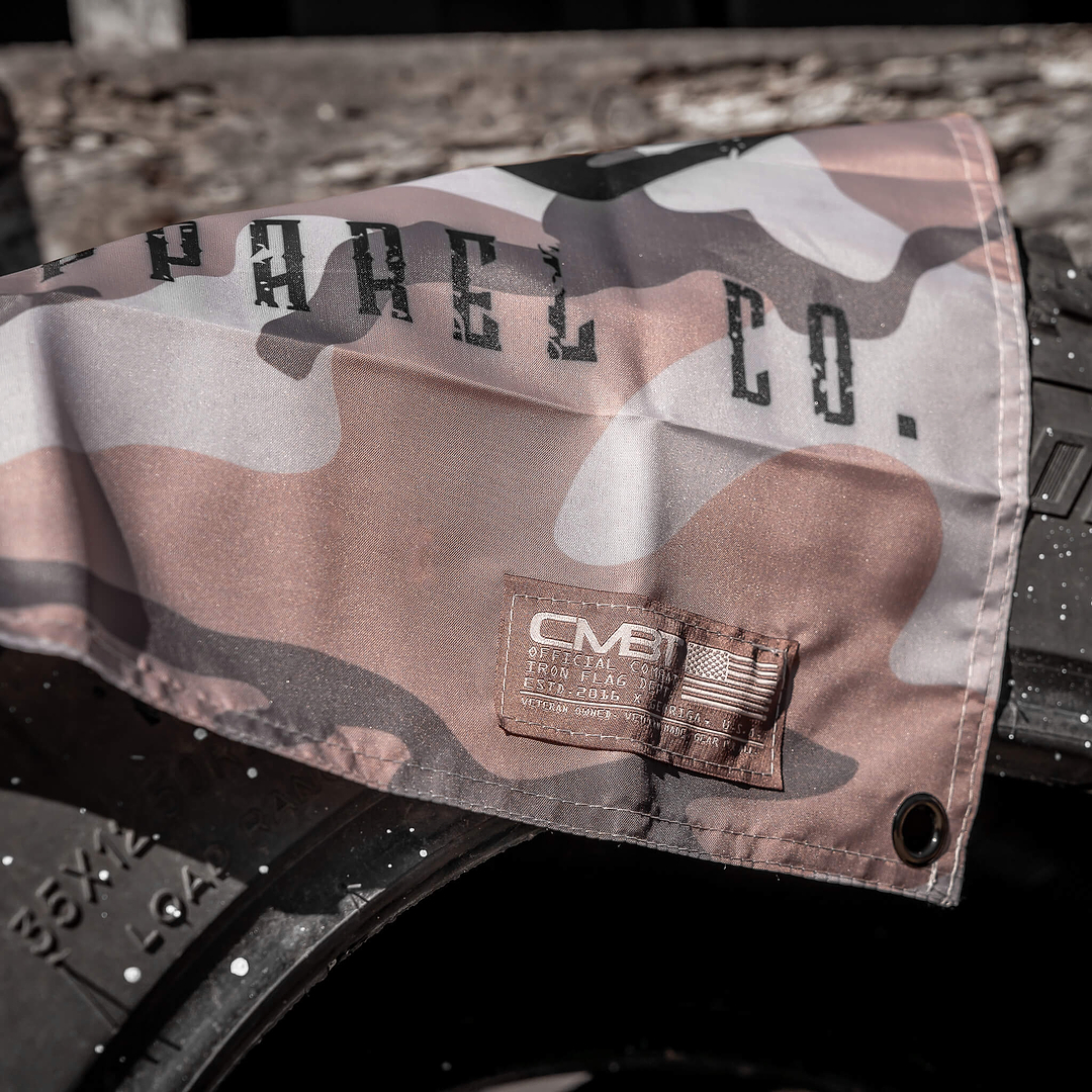 Violence Is Often The Answer 3'x3' Camo Flag - Combat Iron Apparel Co.