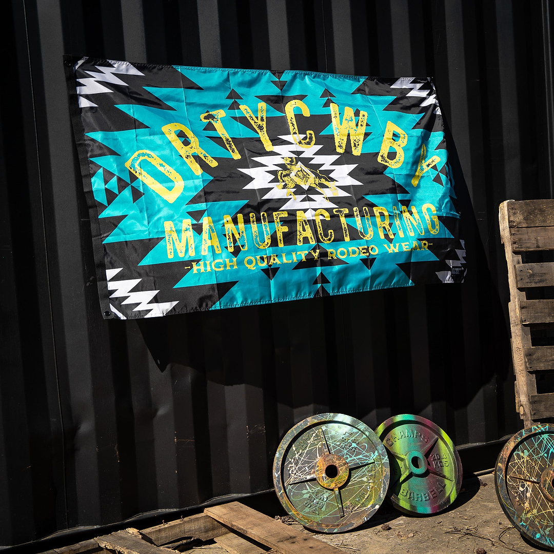 Aztec Dirty Cowboy Branded 3' X 5' Flag - Combat Iron Apparel Co.