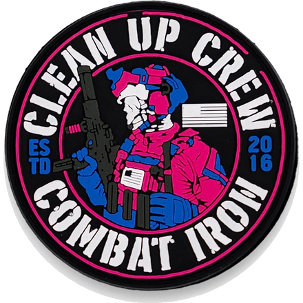 CLEAN UP CREW OPERATOR PVC PATCH - Combat Iron Apparel Co.