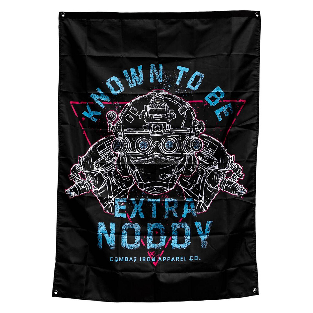 Known To Be Extra Noddy 3' X 4' Wall Flag - Combat Iron Apparel Co.