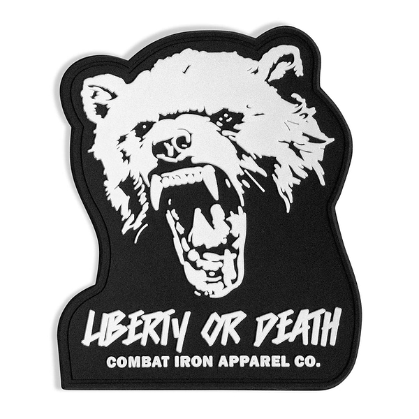 Liberty Or Death Fight Like Hell PVC Patch - Combat Iron Apparel Co.