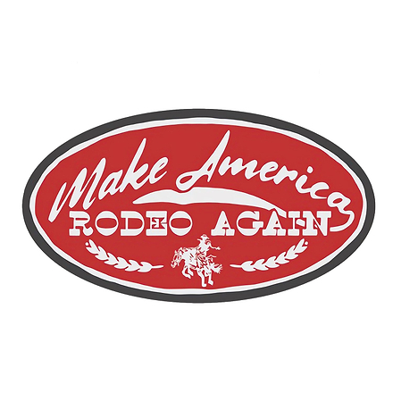 Make America Rodeo Again Decal Sticker - Combat Iron Apparel Co.