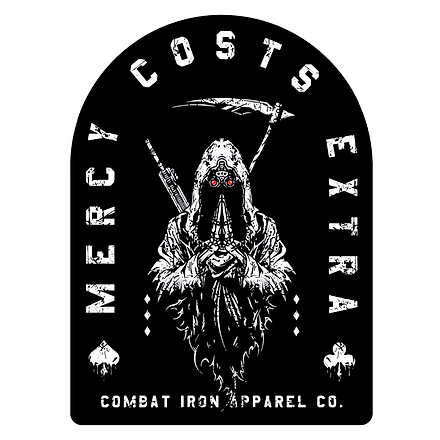 Mercy Costs Extra Decal - Combat Iron Apparel Co.