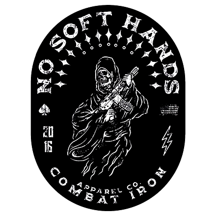 No Soft Hands Reaper Decal - Combat Iron Apparel Co.