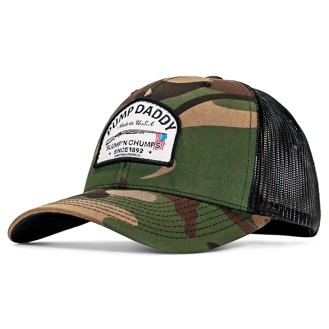 Pump Daddy Slump'n Chumps Original Patch SnapBack - Combat Iron Apparel Co.