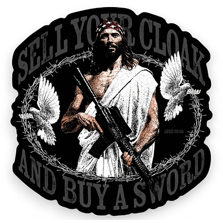 Sell Your Cloak and Buy A Sword Decal Sticker - Combat Iron Apparel Co.
