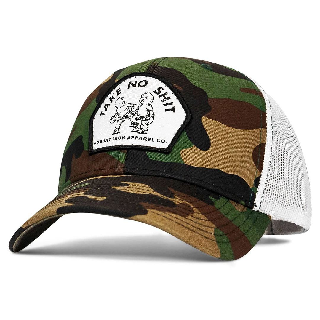 Take No Shit Patch SnapBack - Combat Iron Apparel Co.