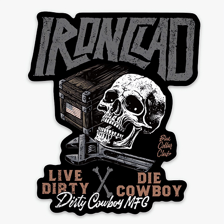 Ironclad Decal Sticker - DIRTY COWBOY MFG
