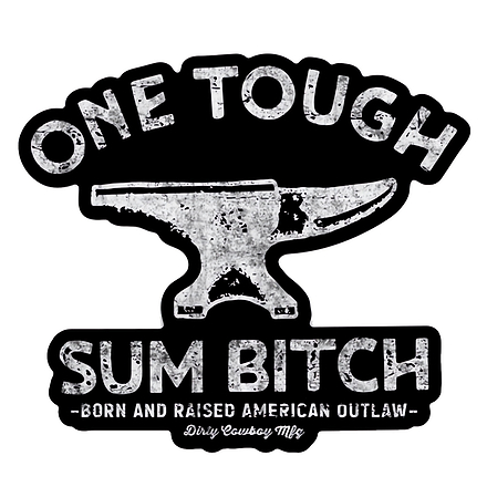 One Tough Sum Bitch Decal - Combat Iron Apparel Co.