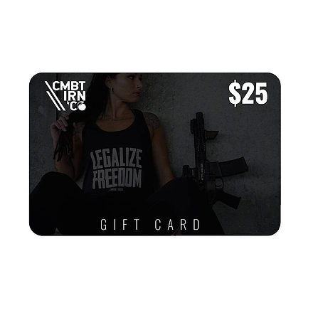 GIFT CARD - DIGITAL - Combat Iron Apparel Co. #amount_25.00