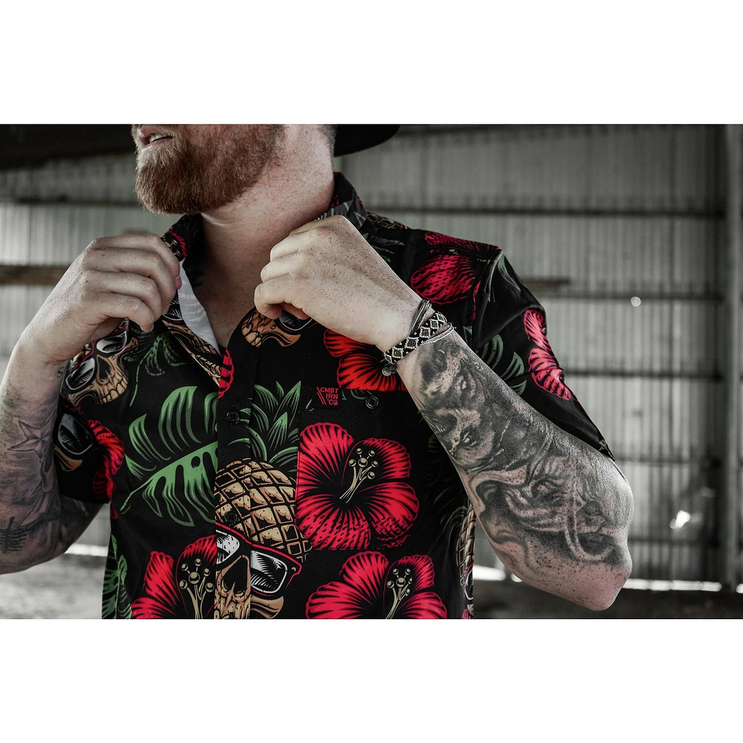 MEN'S PREMIUM TACTICAL BUTTON UP | SHORT SLEEVE - Combat Iron Apparel™
