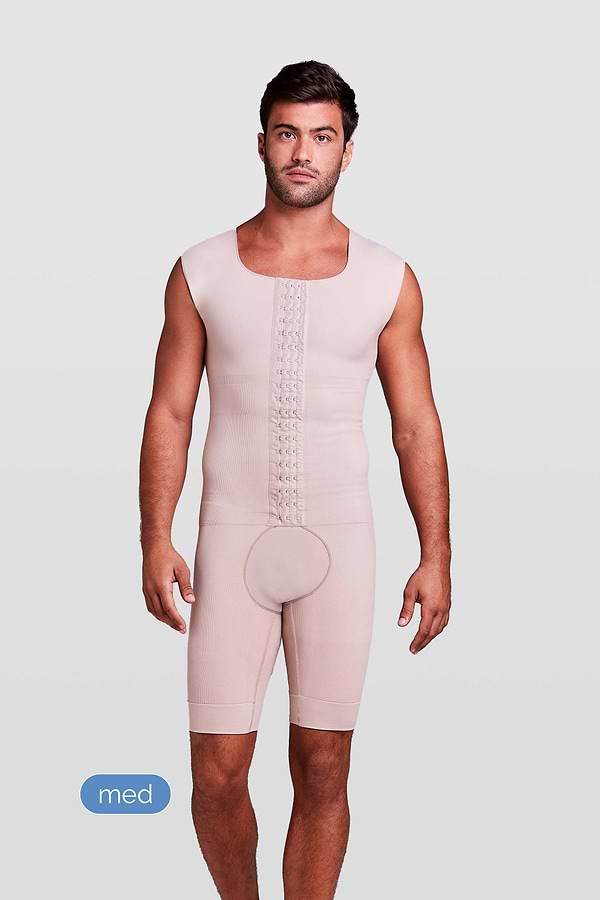 Aesthetic Compression Abdomen Control and Back Support Men Jumpsuit ...
