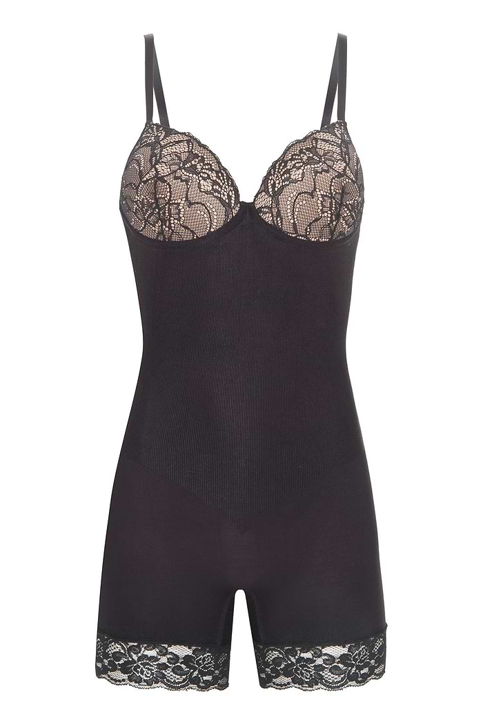 Plie SHADES Body Boxer Lace Women Corset Shapewear with Bra، Plie, Metro Brazil, Plie, Lupo, Loba Slim, Fruit De La Passion, Brazil, Brasil