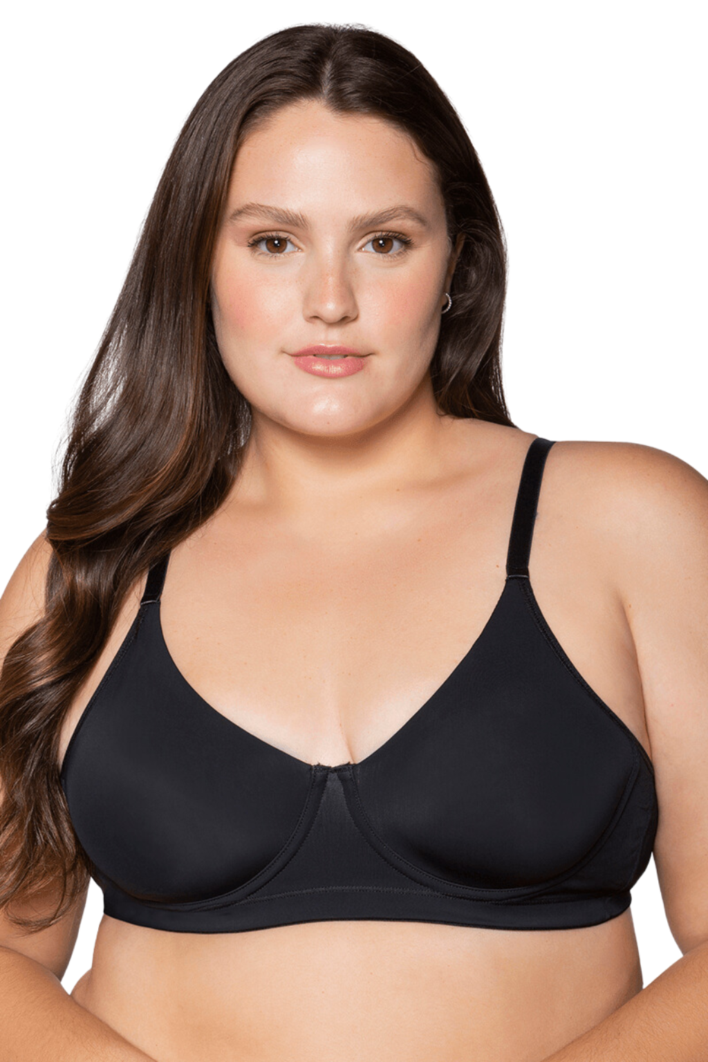 Plus Size Hoop Firmer Mold Support Bra With Rim | MetroBrazil