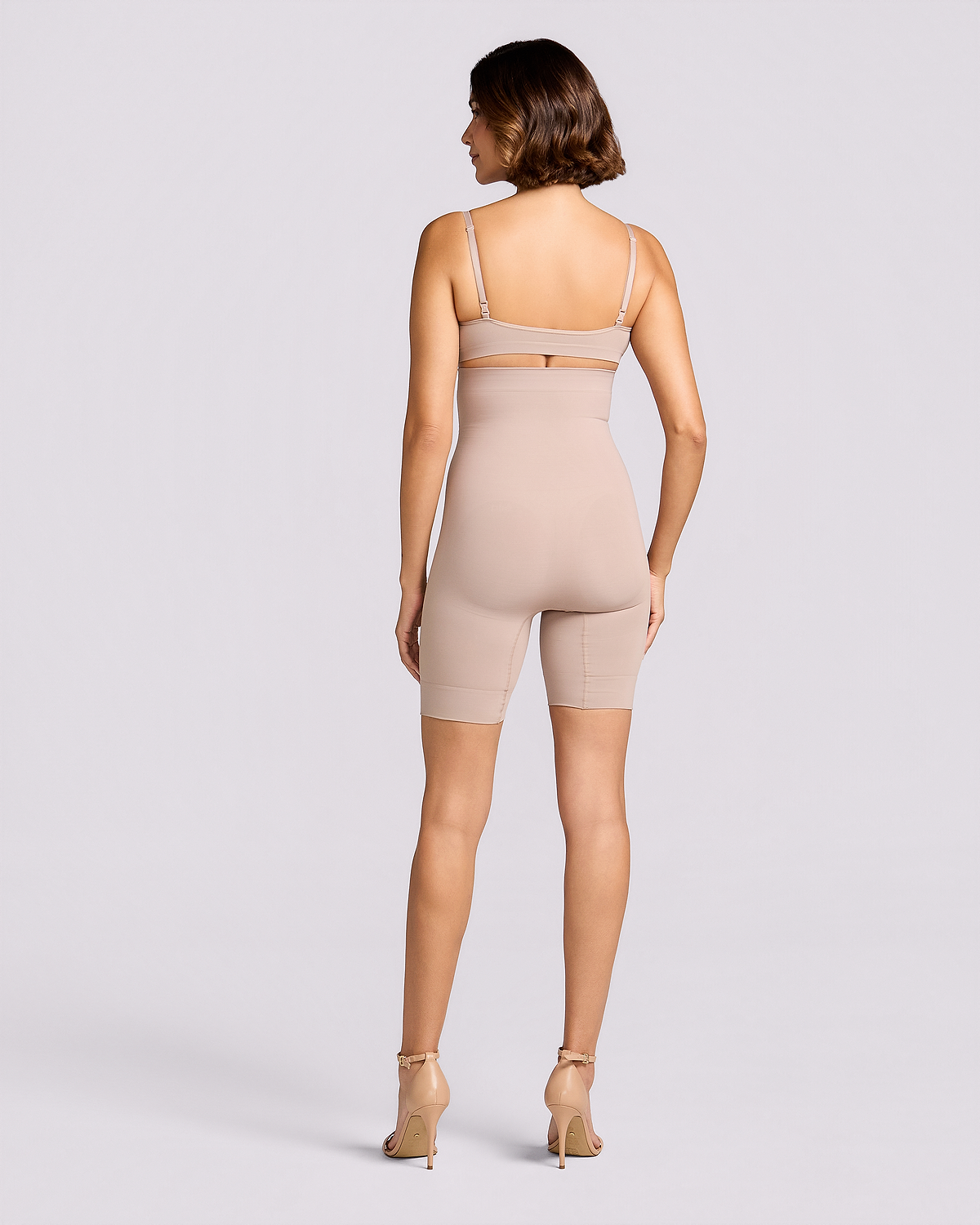 Control High-Waist Bermuda - natural