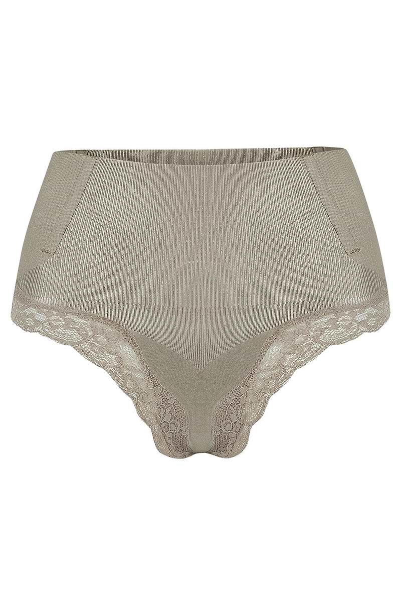 PLIE SHADES Waist Corset Glitter Panties مشد خصر برازيلي سروال داخلي خصر مرتفع تنحيف الخصر شد البطن