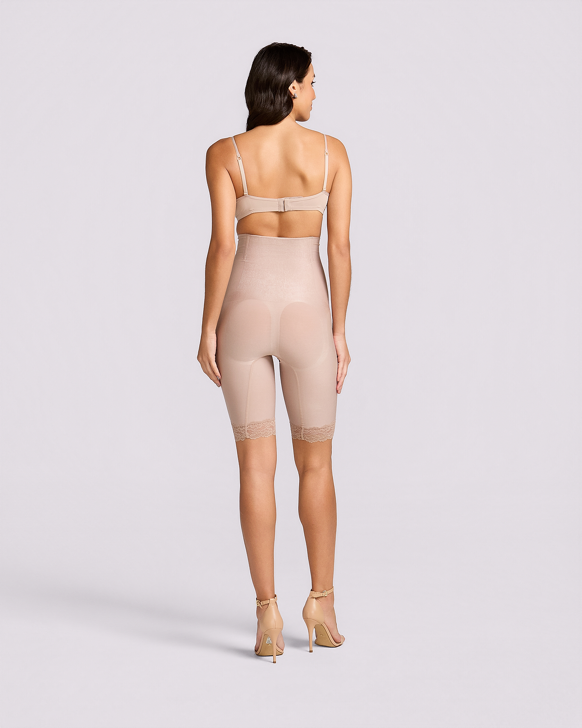 Shades Thigh Sculpting Waist Control Bermuda - blush