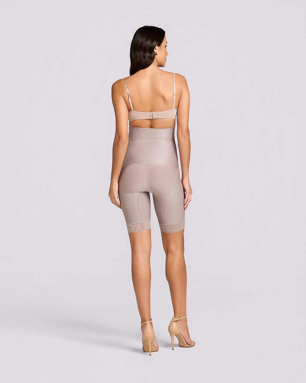 Shades Thigh Sculpting Waist Control Bermuda - lavender