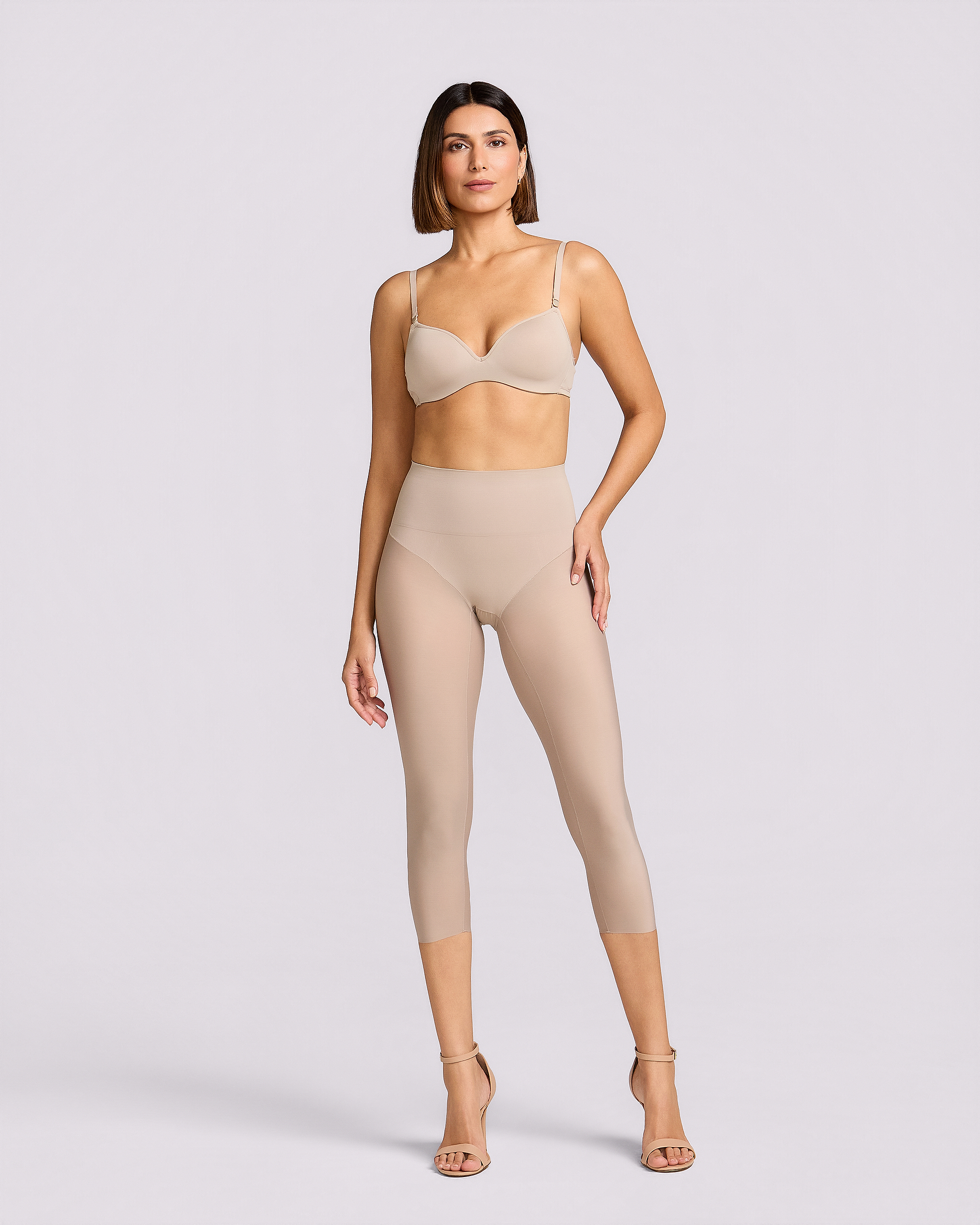 Seamless Super Abdomen Compression Body Shaping Capri