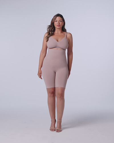 Control High-Waist Bermuda - natural