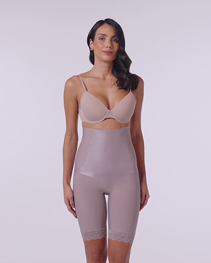 Shades Thigh Sculpting Waist Control Bermuda - lavender