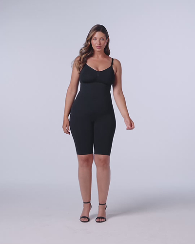 Emana Instant Sculpting and Back Support Full Body - black