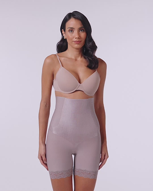 Shades Double Waist Sculpting Short - lavender