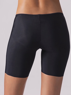 Seamless Butt Push Up Thigh Slimming Bermuda - black