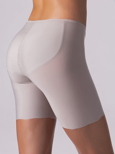 Seamless Butt Push Up Thigh Slimming Bermuda - sepia