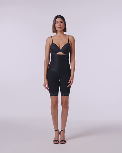 Shades Thigh Sculpting Waist Control Bermuda - black