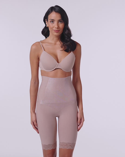 Shades Thigh Sculpting Waist Control Bermuda - blush