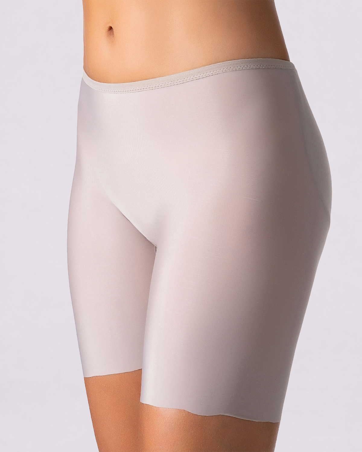 Seamless Butt Push Up Thigh Slimming Bermuda - sepia