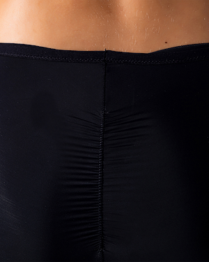 Seamless Butt Push Up Thigh Slimming Bermuda - black