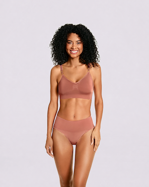 Make Up Skin Smooth Back and Comfort Shaping Bra - bronzer 