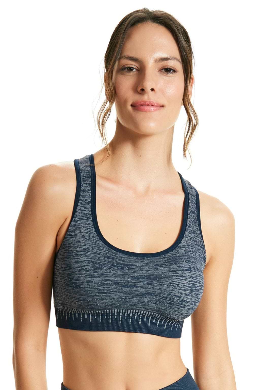 Fitness Bra Top Swimmer Design with Bulge