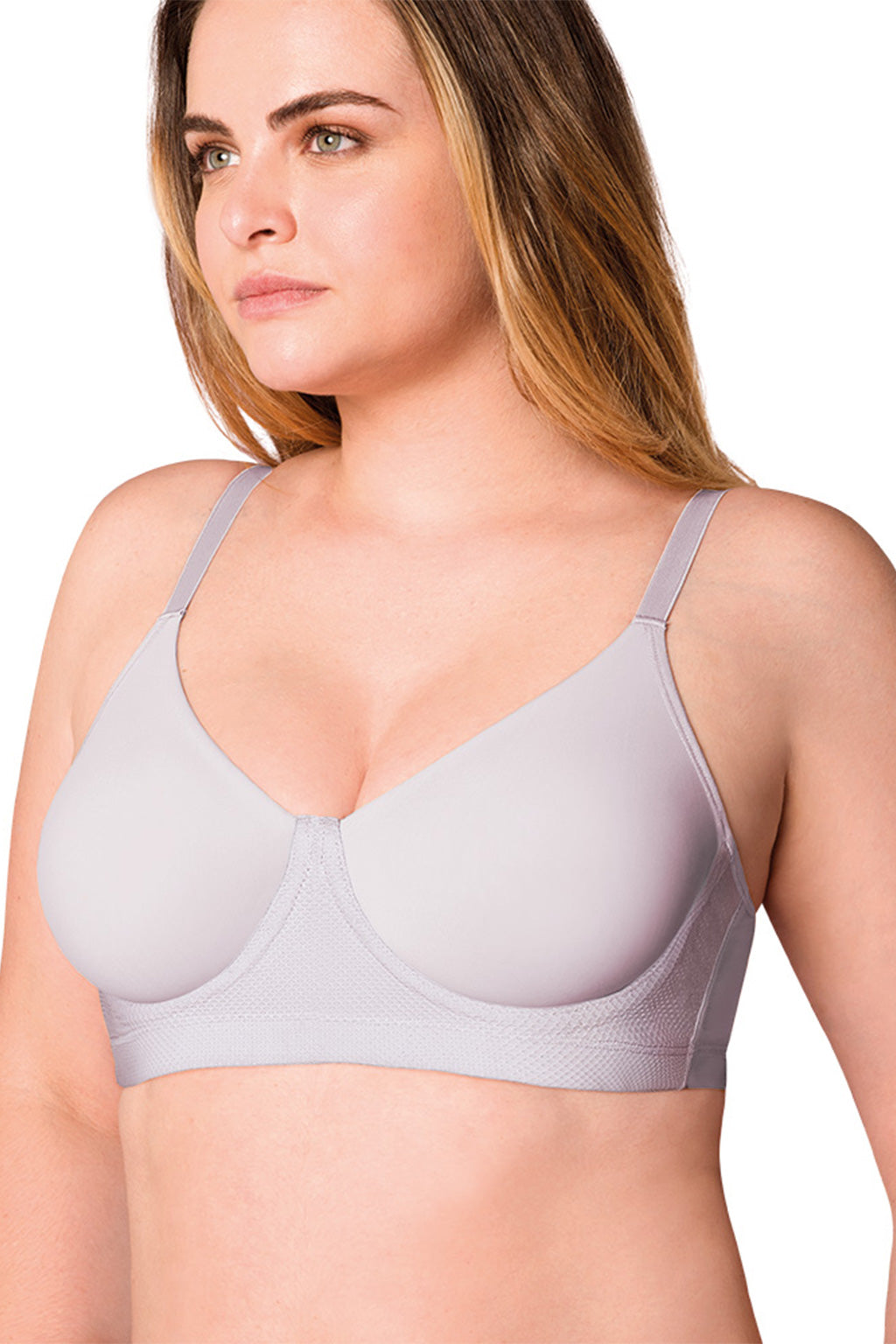Plus Size Hoop Firmer Mold Support Bra With Rim | MetroBrazil