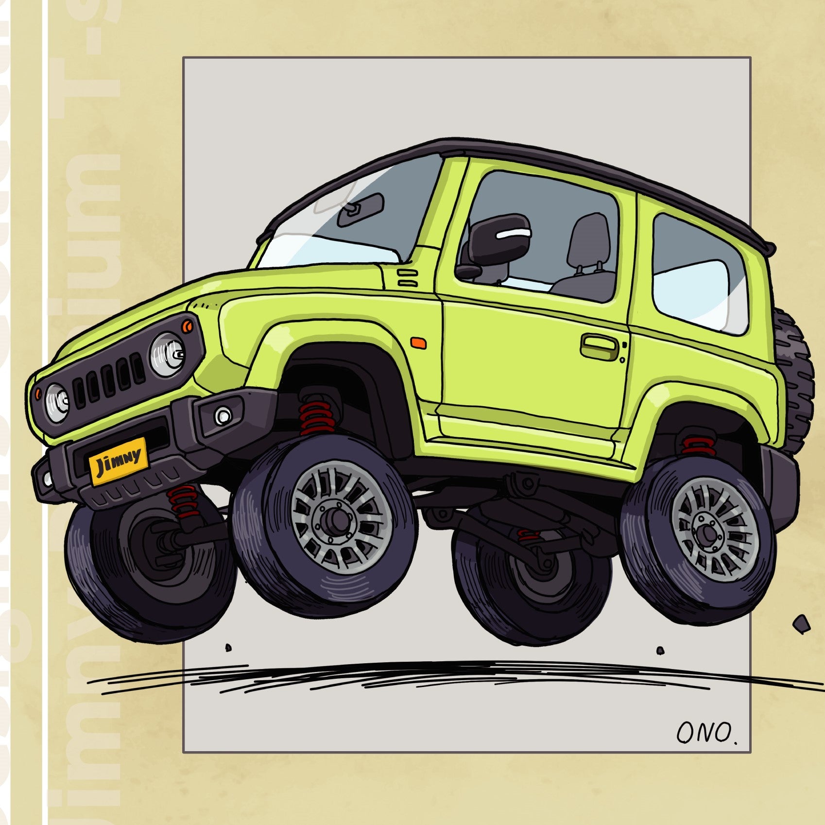 SUZUKI デザイナーズコレクション　ジムニープレミアムTシャツ