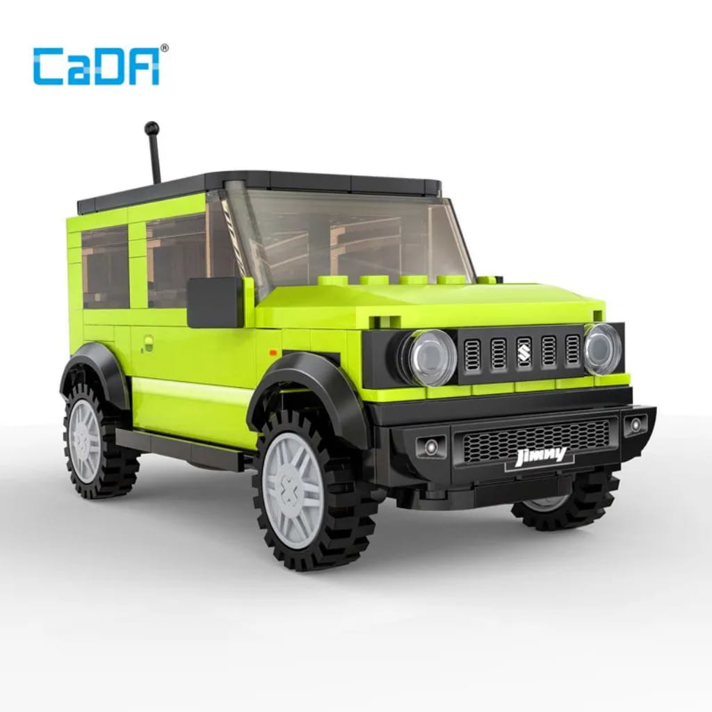 CaDA ブロック 1/24サイズ SUZUKI JIMNY SIERRA スズキ ジムニーシエラ (192ピース)　【スズキライセンス商品】