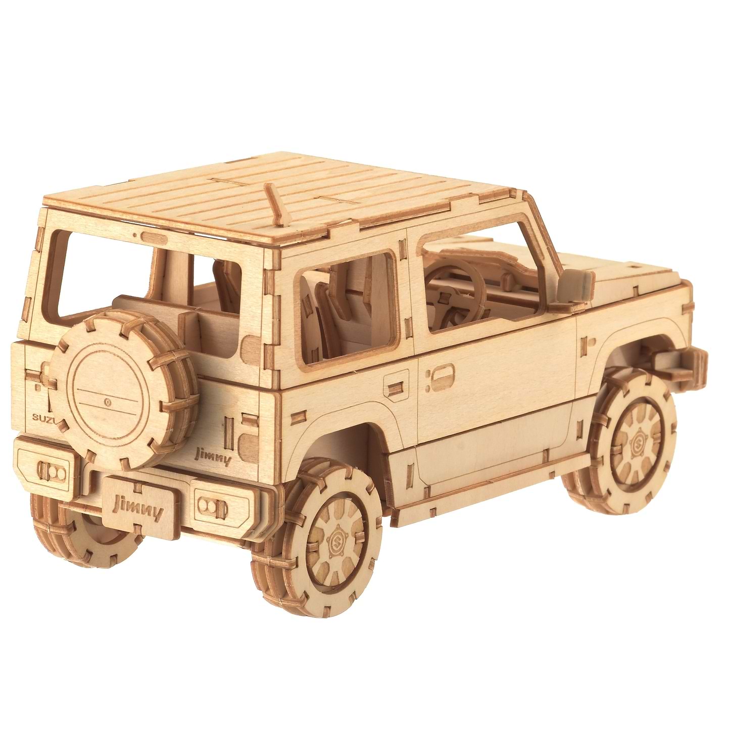 組立式木製フィギュア　ki-gu-mi　ジムニー
