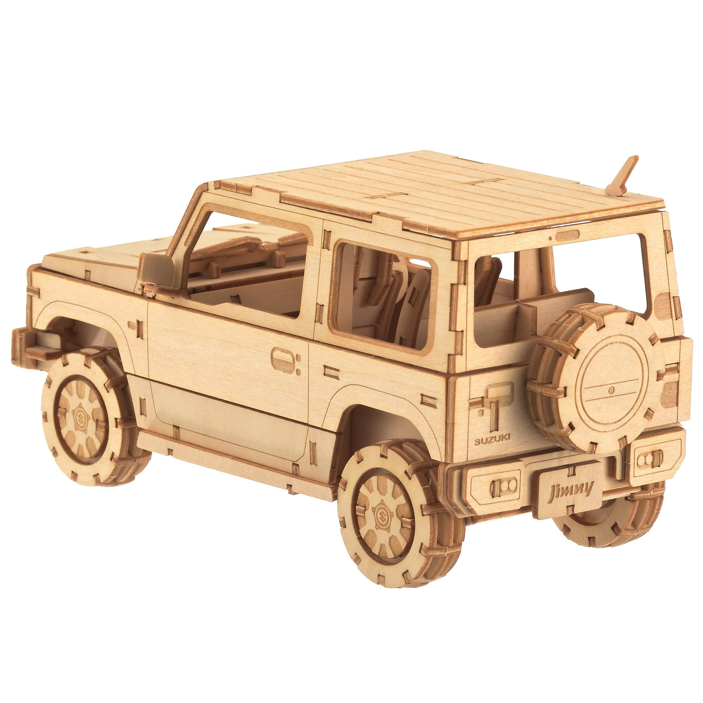 組立式木製フィギュア　ki-gu-mi　ジムニー