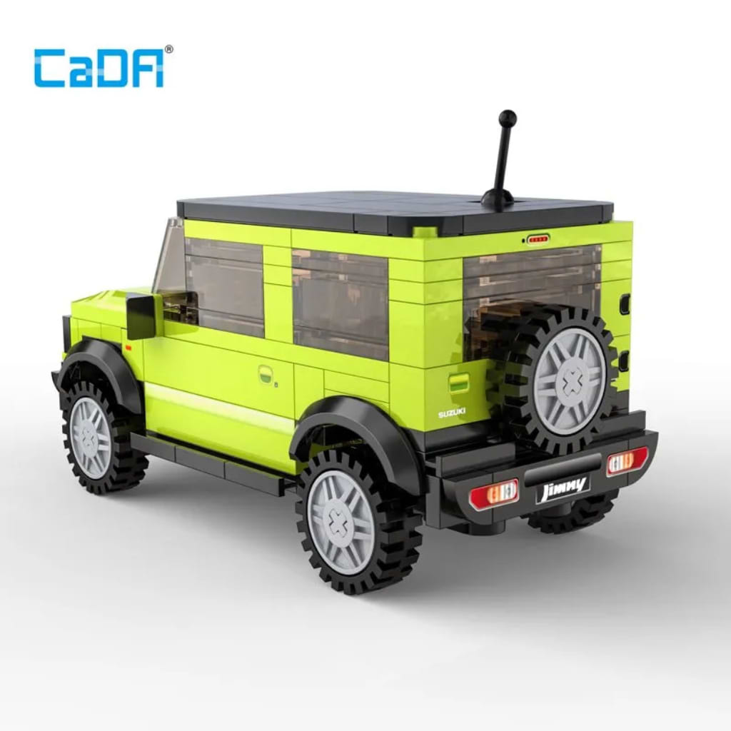 CaDA ブロック 1/24サイズ SUZUKI JIMNY SIERRA スズキ ジムニーシエラ (192ピース)　【スズキライセンス商品】